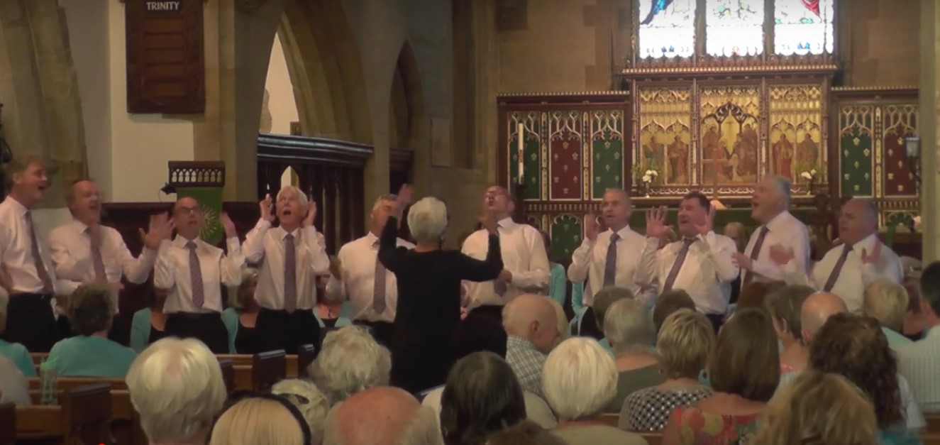 Performing at our most recent concert at Warnham